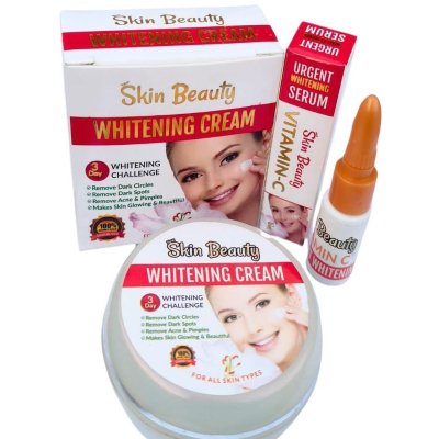 Skin Beauty Whitening Cream With Vitamin C Serum