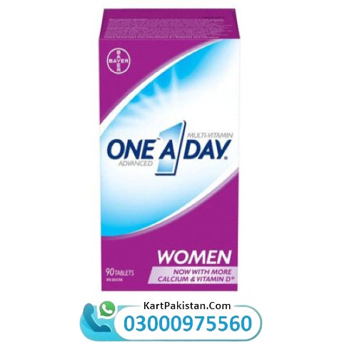 One A Day Women’s 50+ Multivitamin Tablets Price In Pakistan
