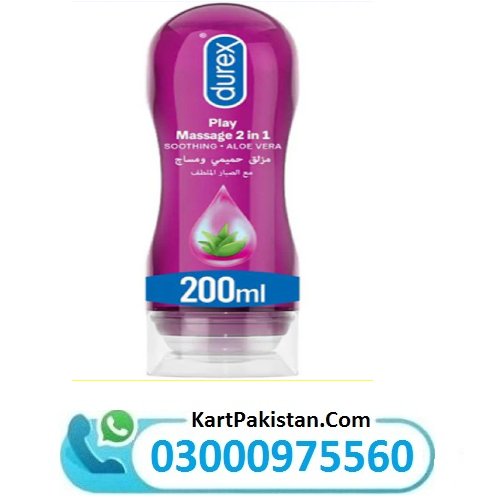 Durex Play 2 in 1 Soothing Aloe Gel 200ml Lube in pakistan