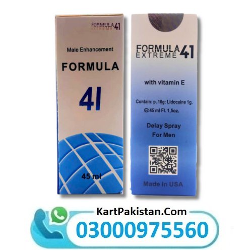 Formula 41 Extreme Male Enhancement Spray In Pakistan