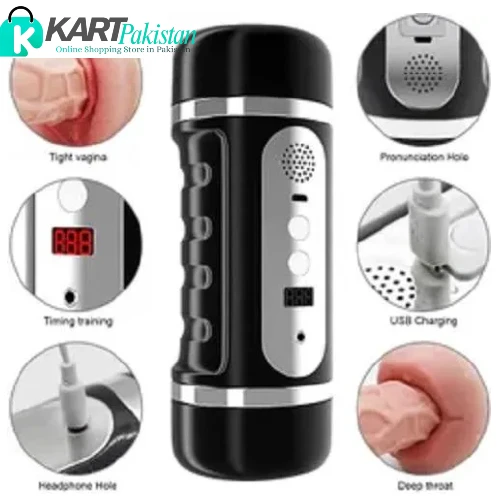 2 in 1 Sex Toy Vibrator Mouth Masturbator Cup In Pakistan
