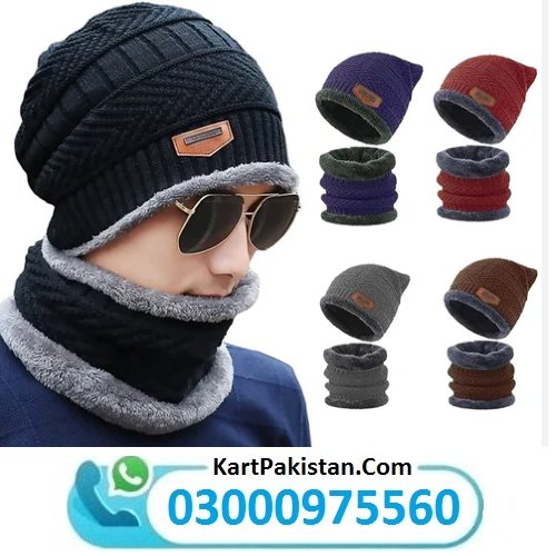 2 Pcs Unisex Woolen Cap In Pakistan