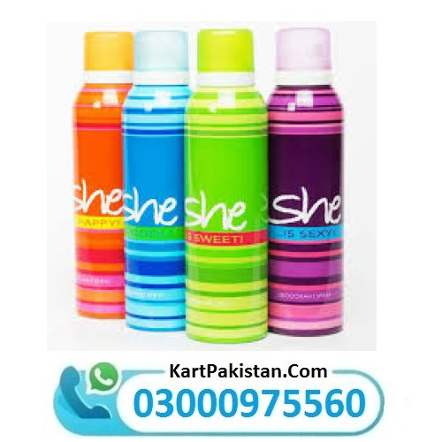 She Yellow Body Spray In Pakistan