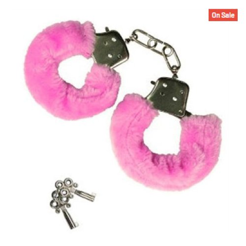 Furry Handcuffs Pink