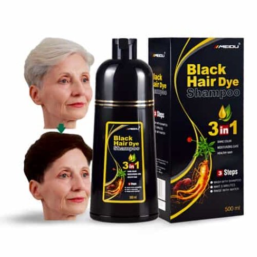 Meidu Black Hair Dye Shampoo