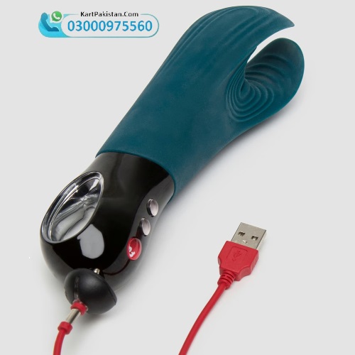 Fun Factory Manta Rechargeable Blue Vibrating Male Stroker