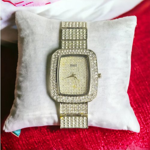 Rectangle Style Iced Out Diamonds In Pakistan