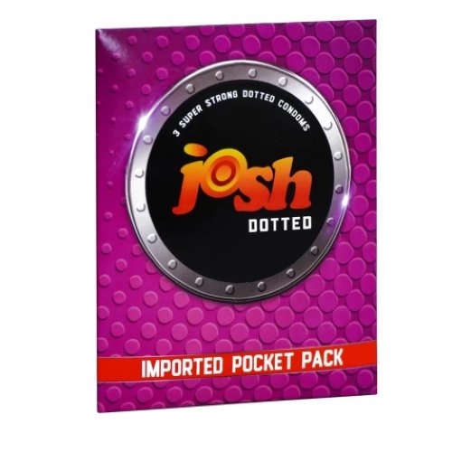 Josh Dotted Condom, 3-Pack