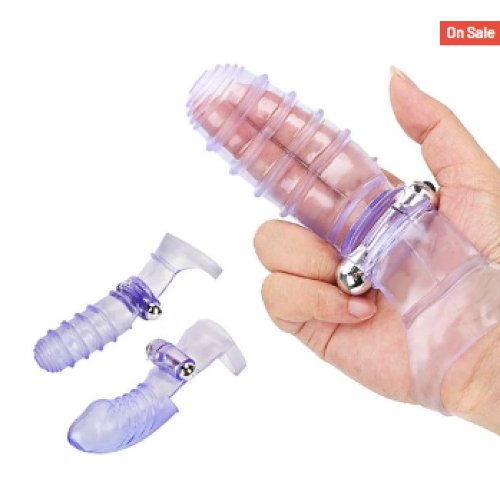 Finger Sleeves Vibrator Stimulator For Women