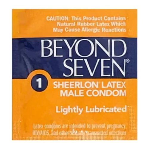 Simplex - Beyond Seven Dotted Sheerlon Latex Lubricated Condoms 3 Pieces