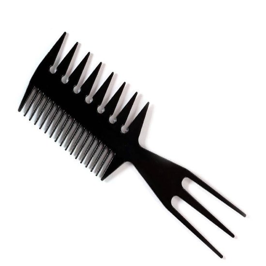  3 In 1 Teasing Salon Weave Fork Comb