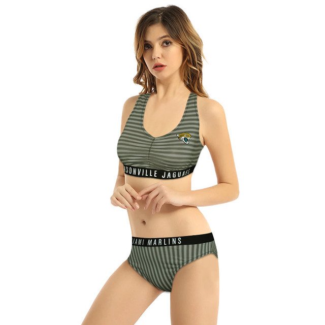 Racerback Bra & Pantie Complete Set - Silver