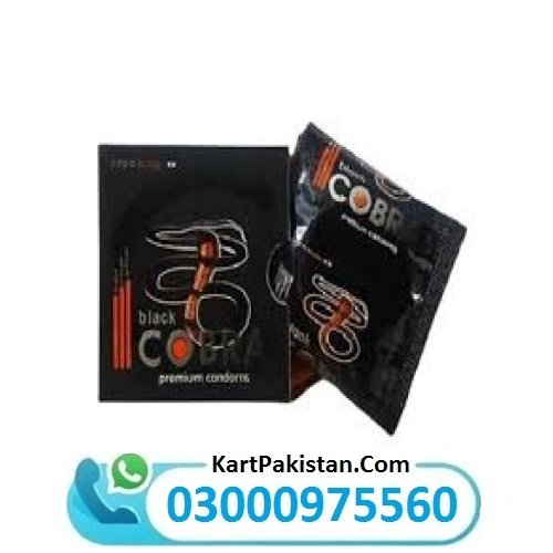 Black Cobra Premium Condoms In Pakistan