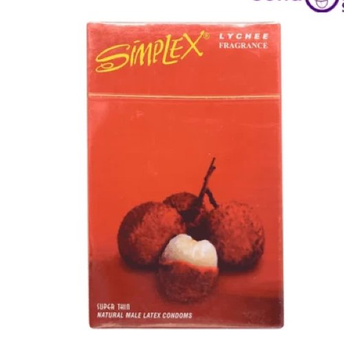 Simplex Flavored Condom LYCHEE – 12 Pieces(Super Thin Condoms)