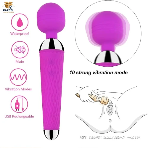 Female Sex Vibrator USB Chargeable G Spot Multi Frequency Vibrator