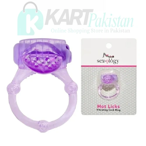 Hot Licks Vibrating Cock Ring Sexology