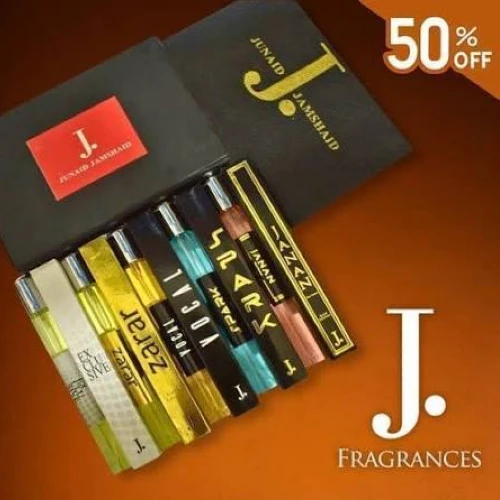 Junaid Jamshed Unisez Pocket Perfume Pack of 5