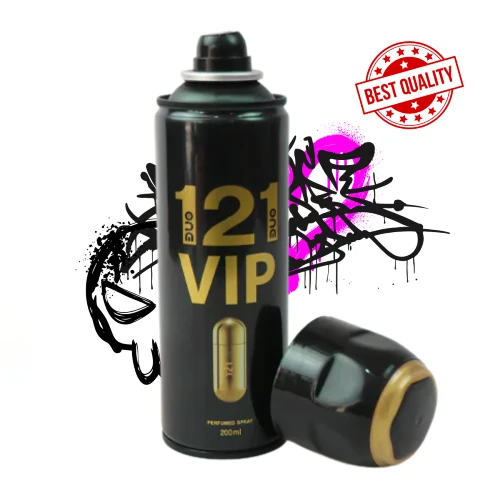 121 Vip And Black Is Black Body Spray Pack Of 2