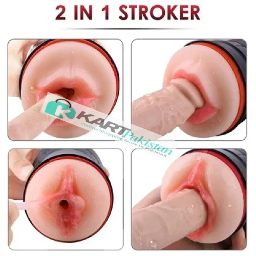 2 In 1 Vibrator Mouth Masturbator Cup In Pakistan