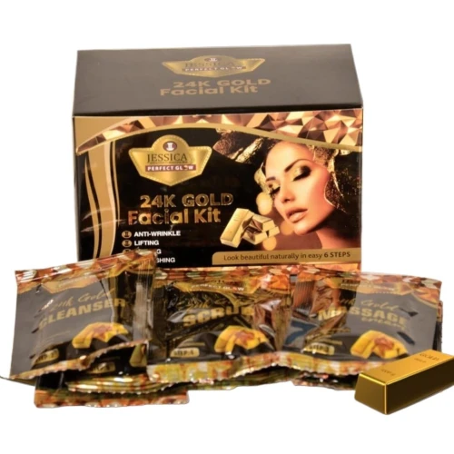 24K Gold Trial Facial Kit - 6 Sachets