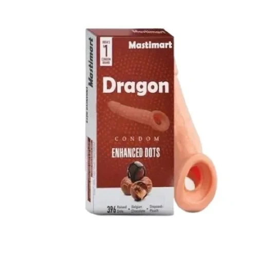 6 Inch Silicone Dragon Condom In Pakistan