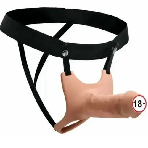 8Inch Silicone Condom With Belt