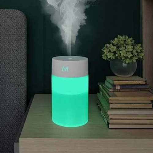 Air Humidifier Ultrasonic Mini Aromatherapy Diffuser Portable Sprayer Usb Essential Atomizer Led Lamp