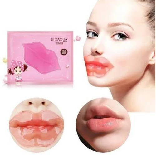 Bioaqua Lip Mask & Crystal Collagen Removal Of Lines - Pack Of 2