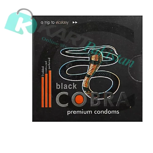 Black Cobra Premium Condoms In Pakistan