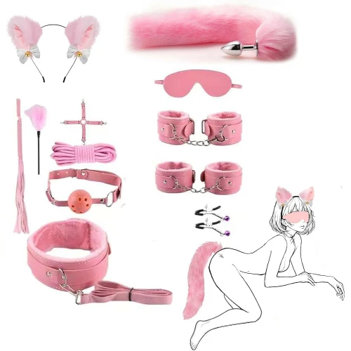 Bondage Kit Pretty Pink For Sexual Pleasure