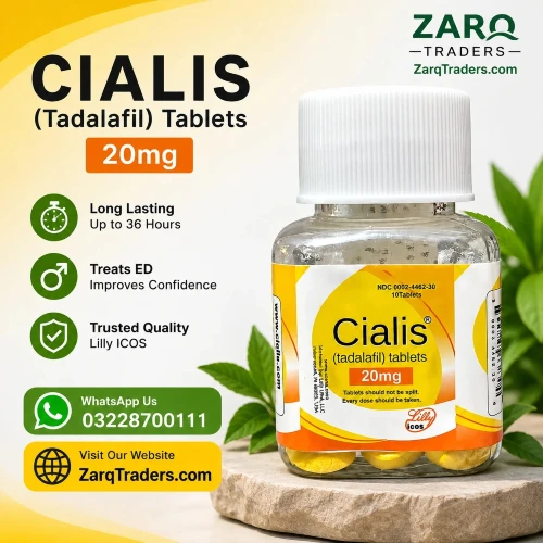 Cialis Tadalafil 20mg 30 Tablets in Pakistan