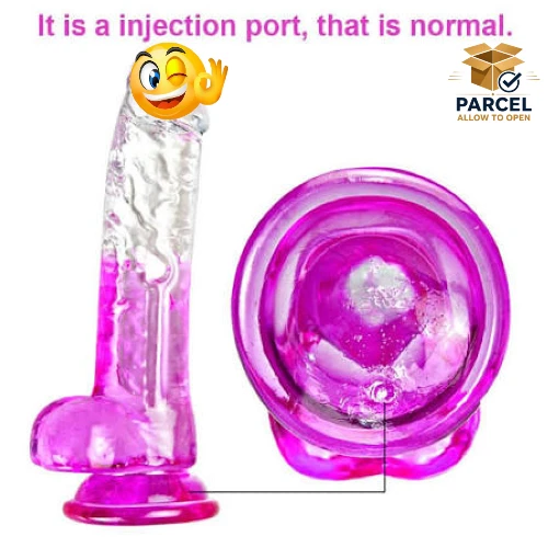 Clear Purple Dildo with Suction Cup Price in Pakistan