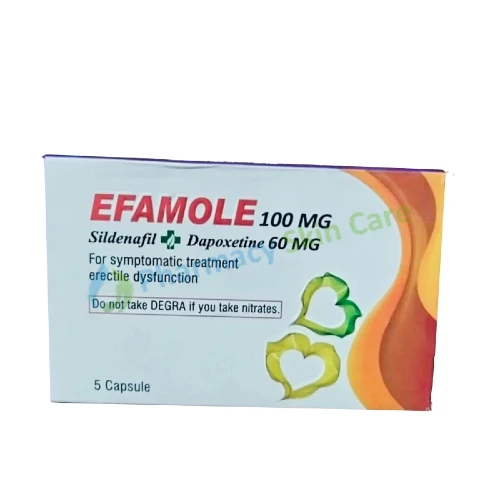 Efamole 100Mg Sildenafil 60Mg Dapoxetine Tablets