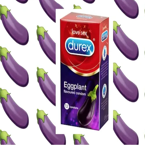 Eggplant Flavour New Savoury Condom - 12Pcs