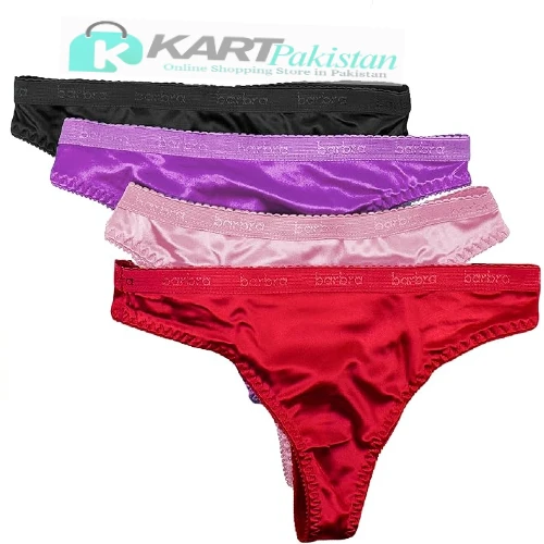 Fancy Pink Thong Underwear For Women