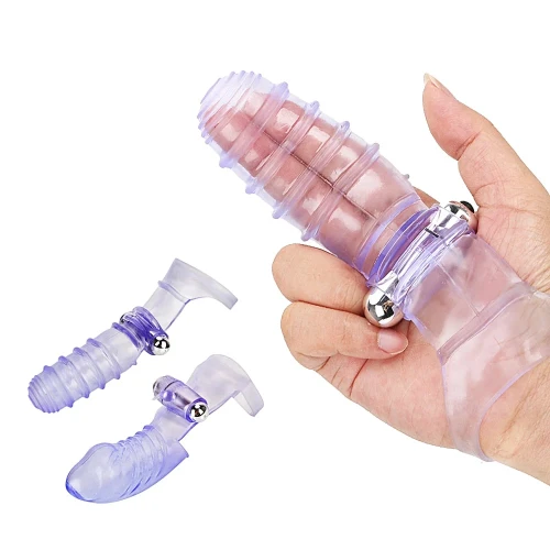 Finger Sleeves Vibrator Stimulator For Women