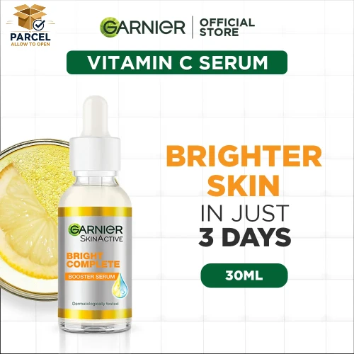 Garnier Skin Active Bright Complete Vitamin C Booster Serum 30 Ml - Contains Niacinamide