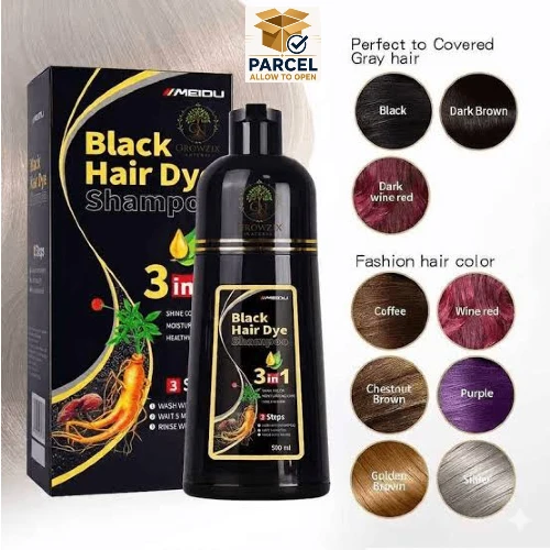 Meidu Black Hair Dye shampoo 3 In 1 In Pakistan