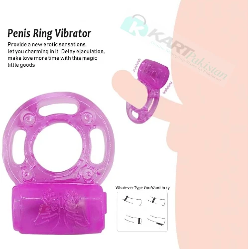 Penis Vibrating Cock Extender Ring Delay Ejaculation Sex Men Toys