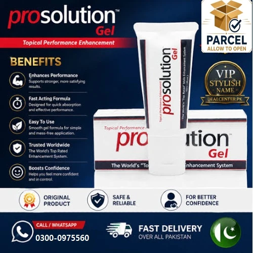 Prosolution Gel In Pakistan