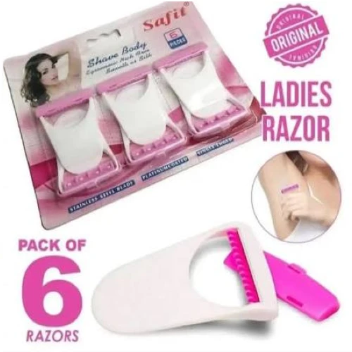 Safit Women Razor Blade Hair Remover (Pack Of 6)