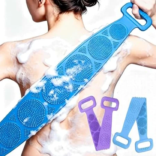 Silicone Back Scrub Bath Shower, Pack Of 2