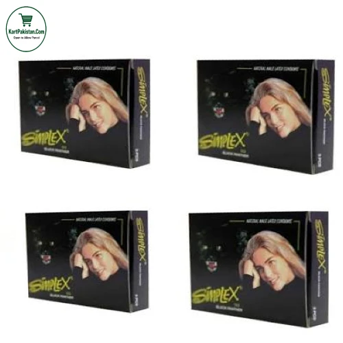 Simplex Natural Male Latex Condoms – 3 Pieces (Carded)