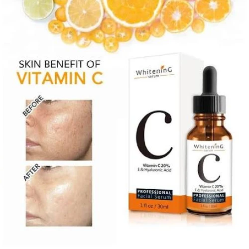 Skin Beauty Whitening Cream With Vitamin C Serum