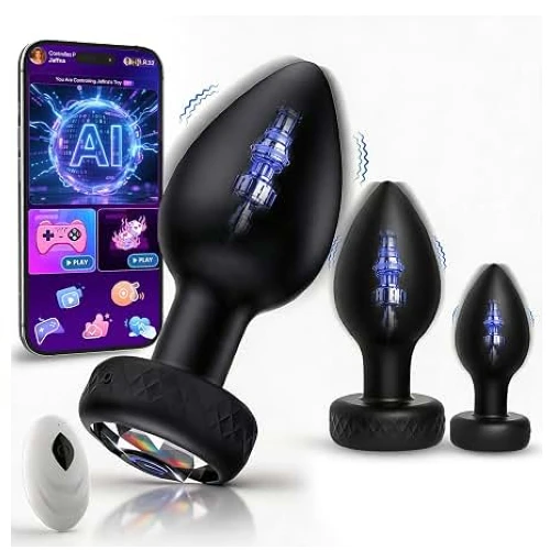 Smooth Silicone Anal Plug Vibrating Butt Plug