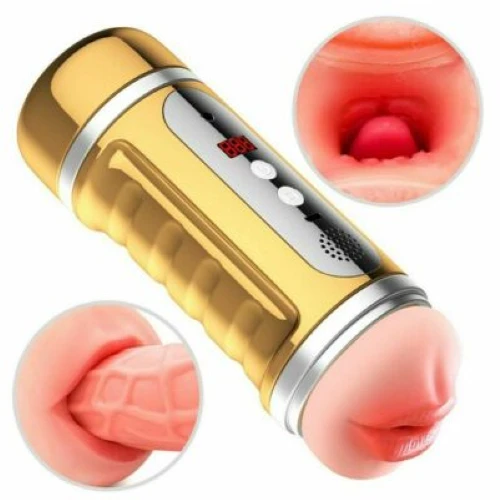 Vibrator Mouth Masturbator Cup Male Sex Toy For Men