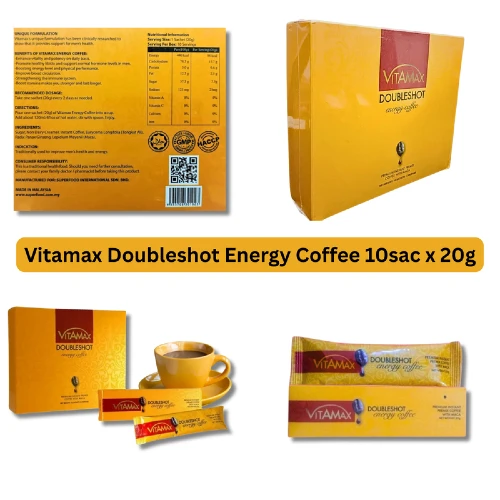 Vitamax Doubleshot Energy Coffee Price in Pakistan