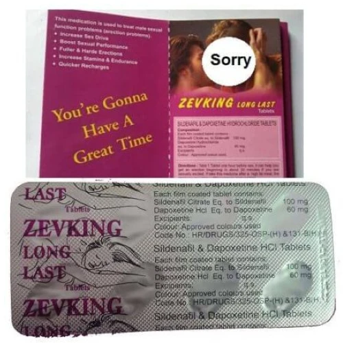 Zevking Long Last Dapoxetine Tablets In Pakistan