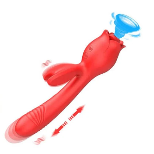 Rose Sex Toy Dildo Vibrator For Wome