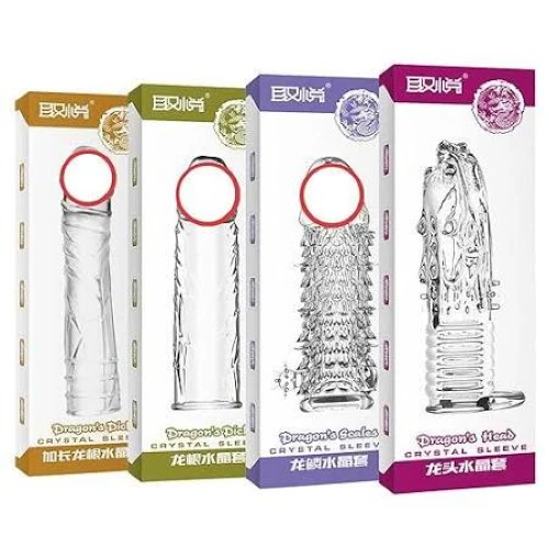 Soft Silicone Reusable Spike Condom
